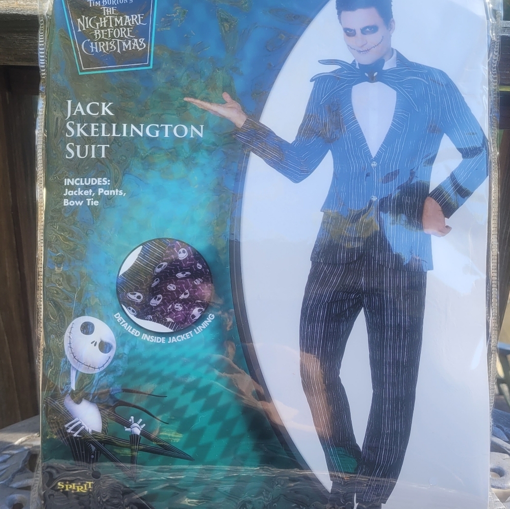 Nightmare Before Christmas Jack Skellington Suit Costume. Never Worn.